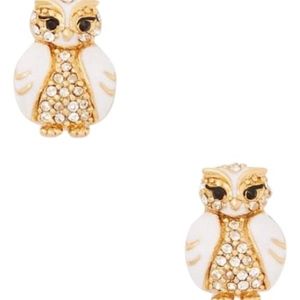 Kate Spade Star Bright Owl Earrings NWT